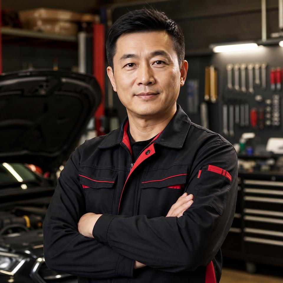 黑丝首席修车改装师赵鹏飞